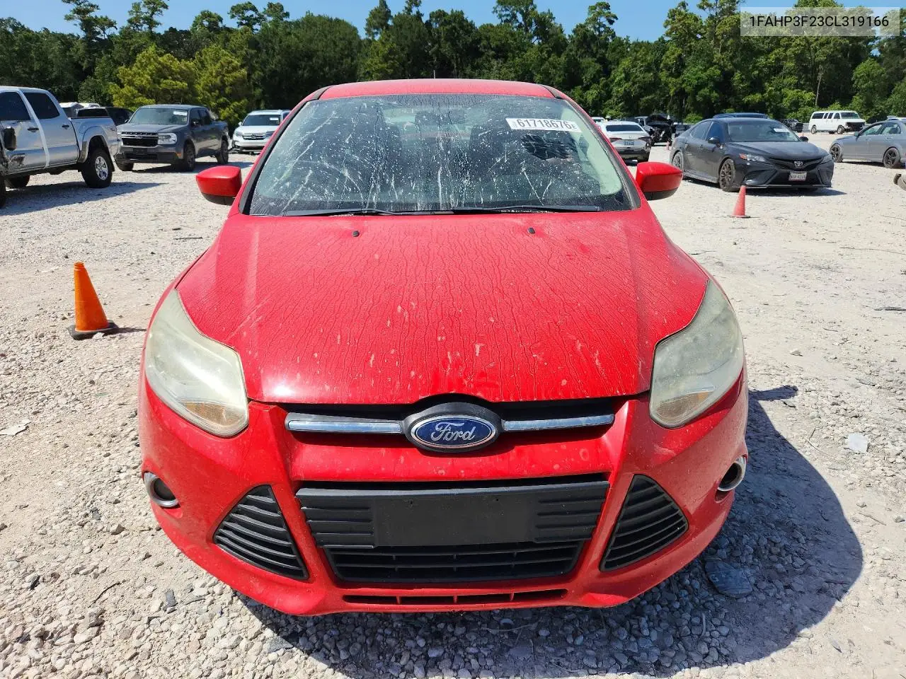 2012 Ford Focus Se VIN: 1FAHP3F23CL319166 Lot: 61718676