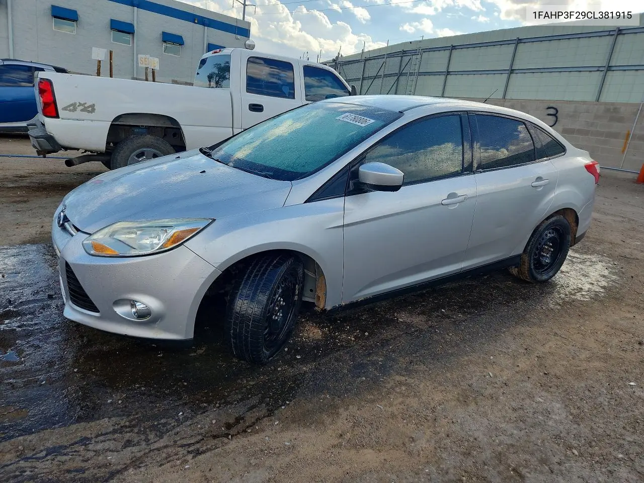 2012 Ford Focus Se VIN: 1FAHP3F29CL381915 Lot: 61780806