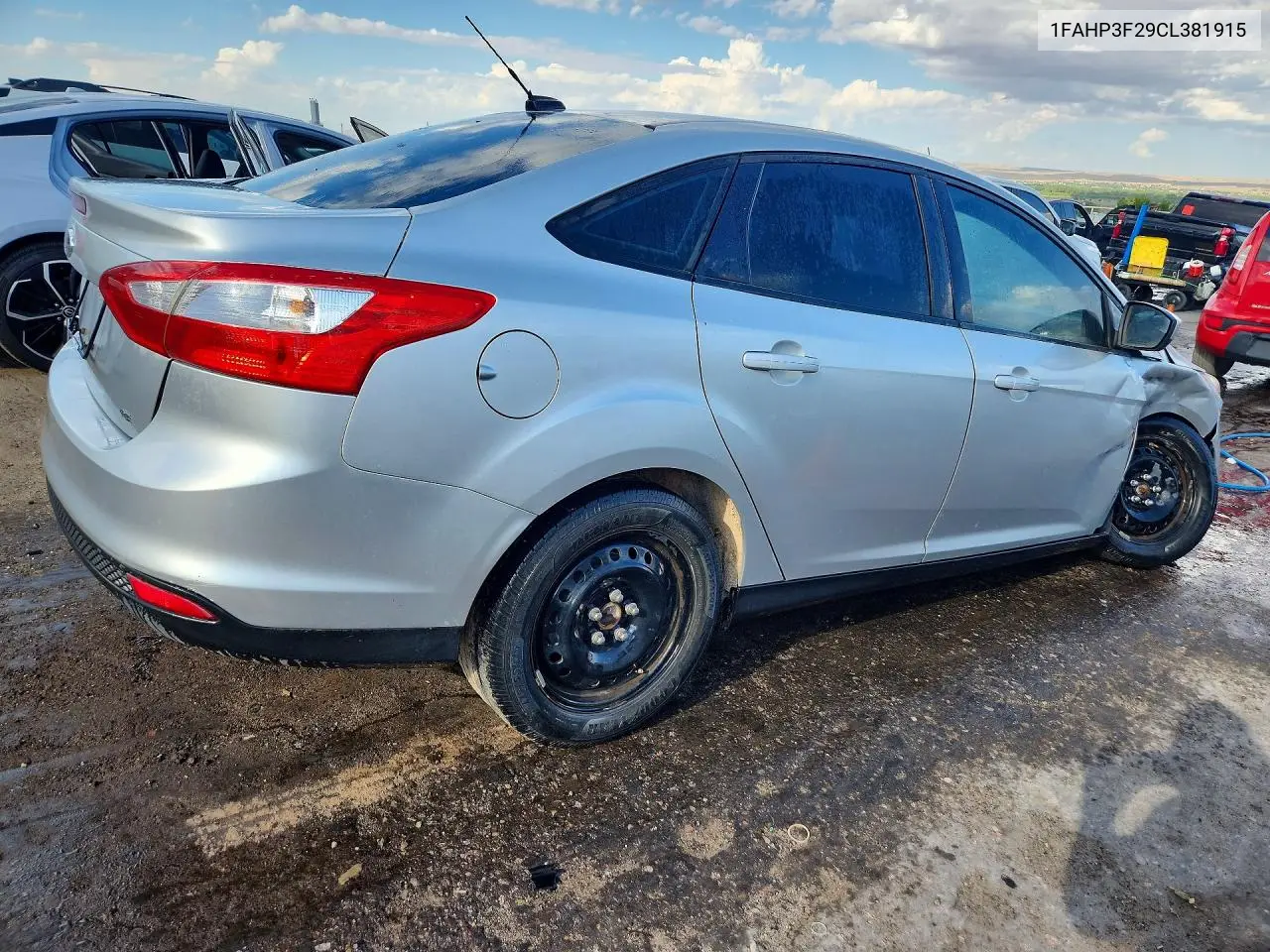 2012 Ford Focus Se VIN: 1FAHP3F29CL381915 Lot: 61780806