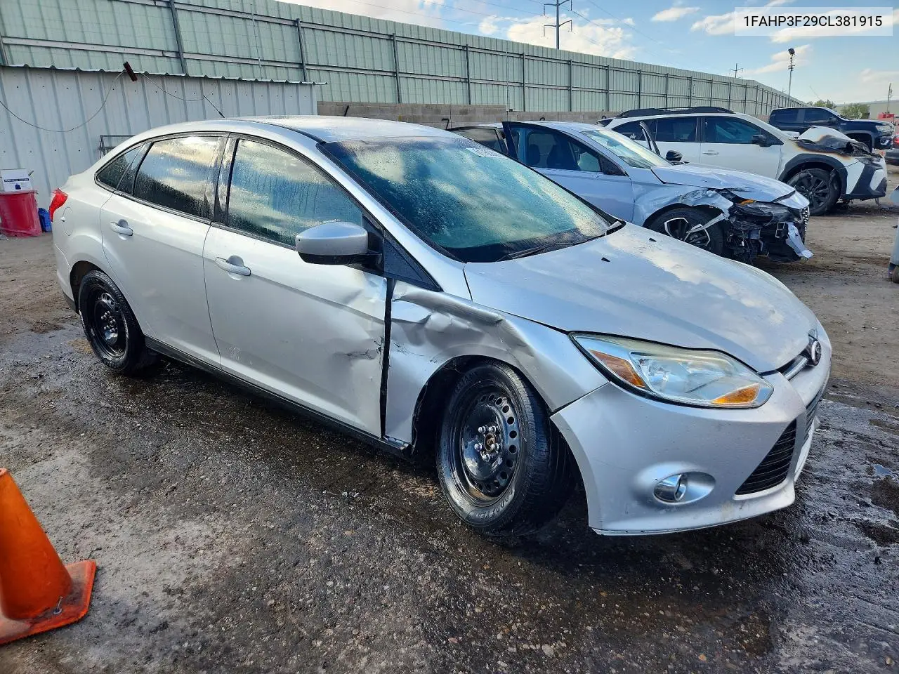2012 Ford Focus Se VIN: 1FAHP3F29CL381915 Lot: 61780806