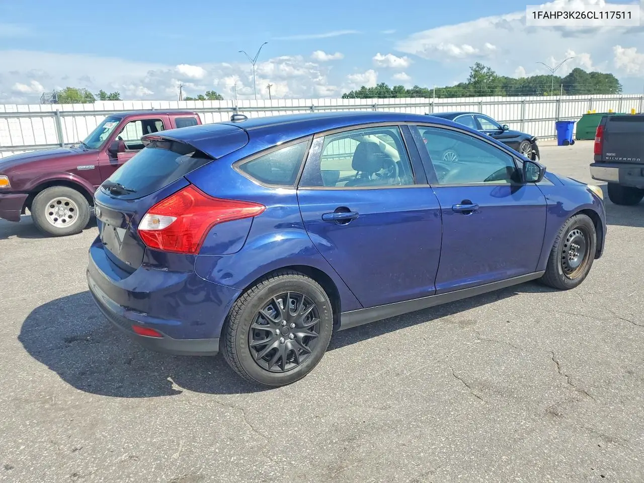 2012 Ford Focus Se VIN: 1FAHP3K26CL117511 Lot: 61974136