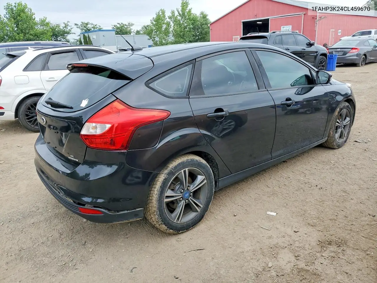 2012 Ford Focus Se VIN: 1FAHP3K24CL459670 Lot: 62051646