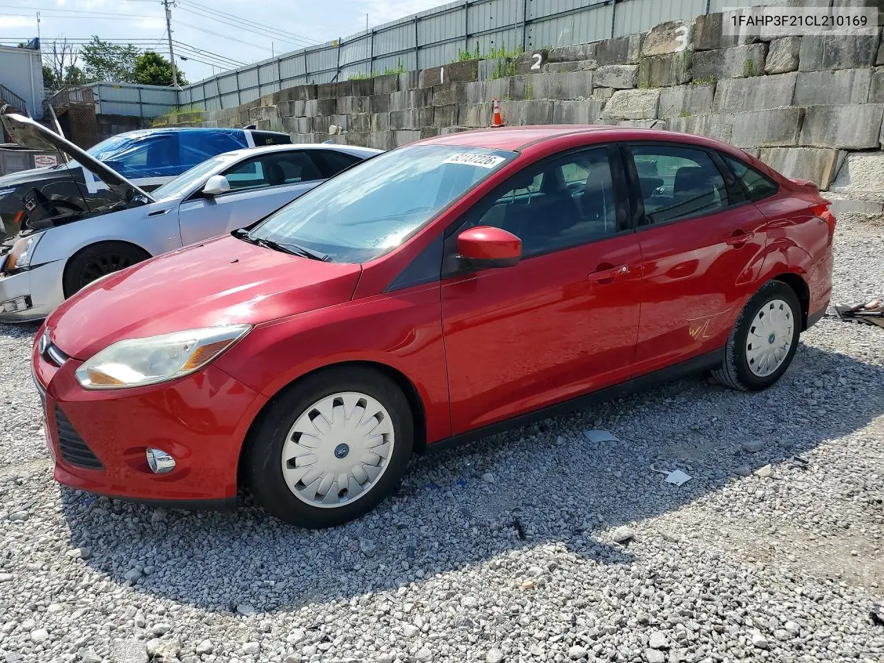 2012 Ford Focus Se VIN: 1FAHP3F21CL210169 Lot: 62137226
