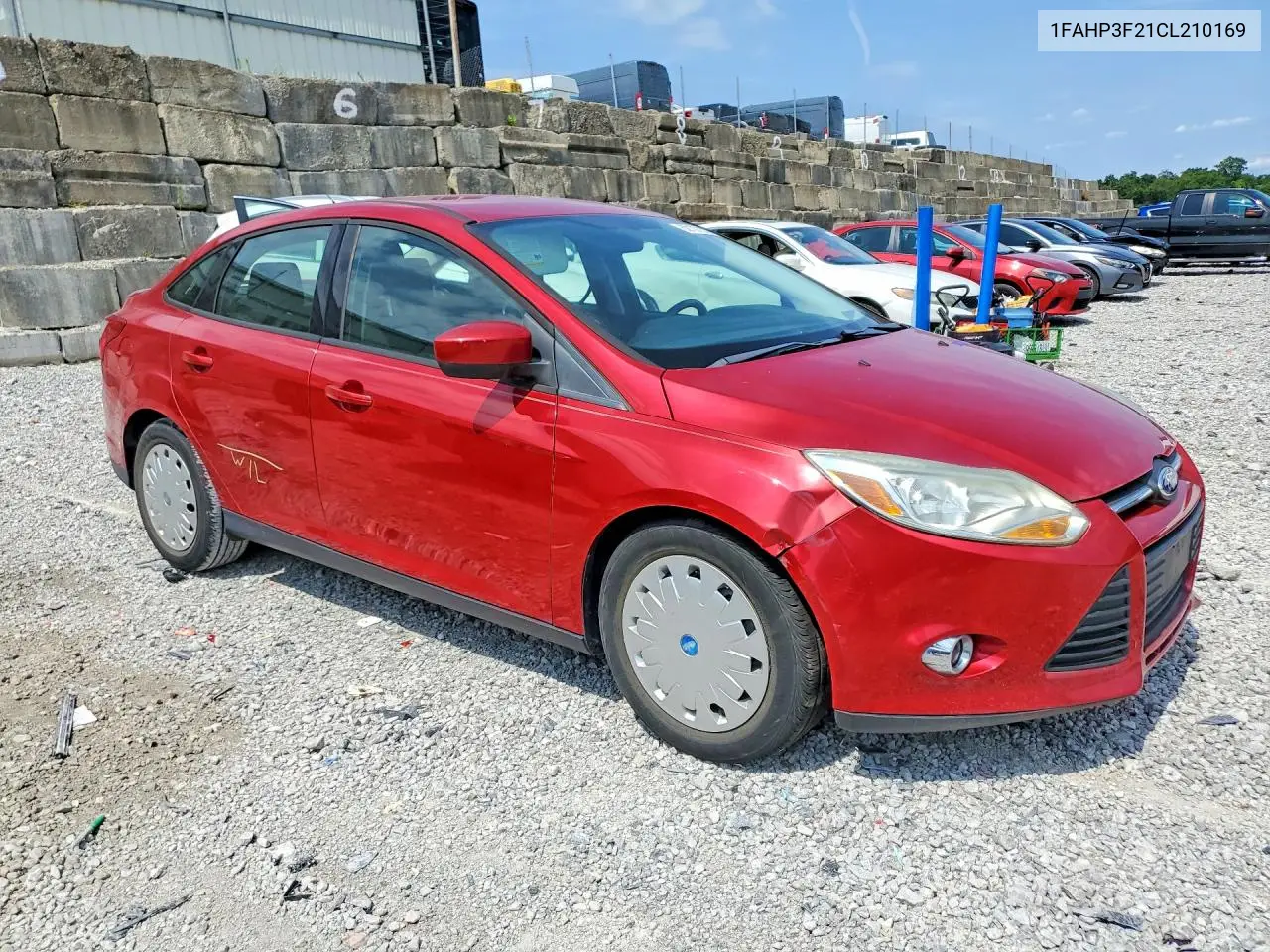 2012 Ford Focus Se VIN: 1FAHP3F21CL210169 Lot: 62137226