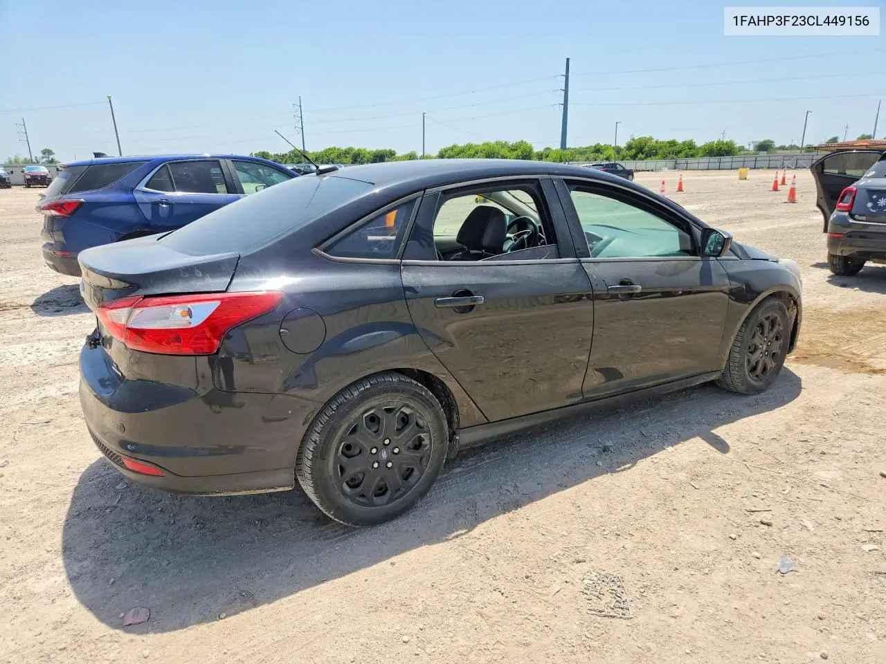 2012 Ford Focus Se VIN: 1FAHP3F23CL449156 Lot: 62213536