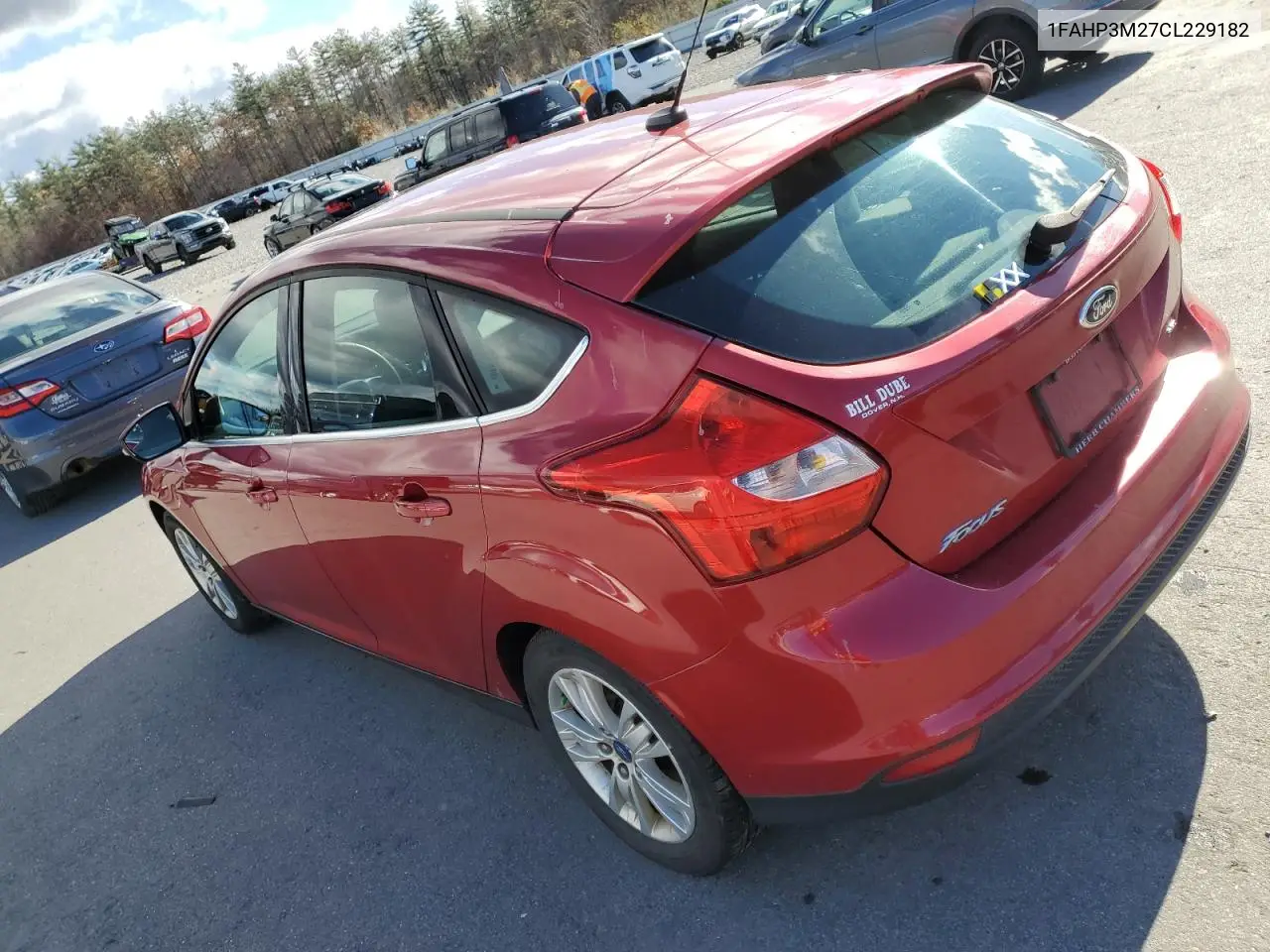 1FAHP3M27CL229182 2012 Ford Focus Sel