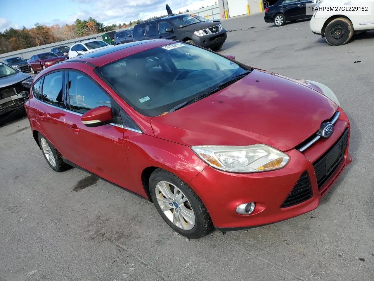 1FAHP3M27CL229182 2012 Ford Focus Sel