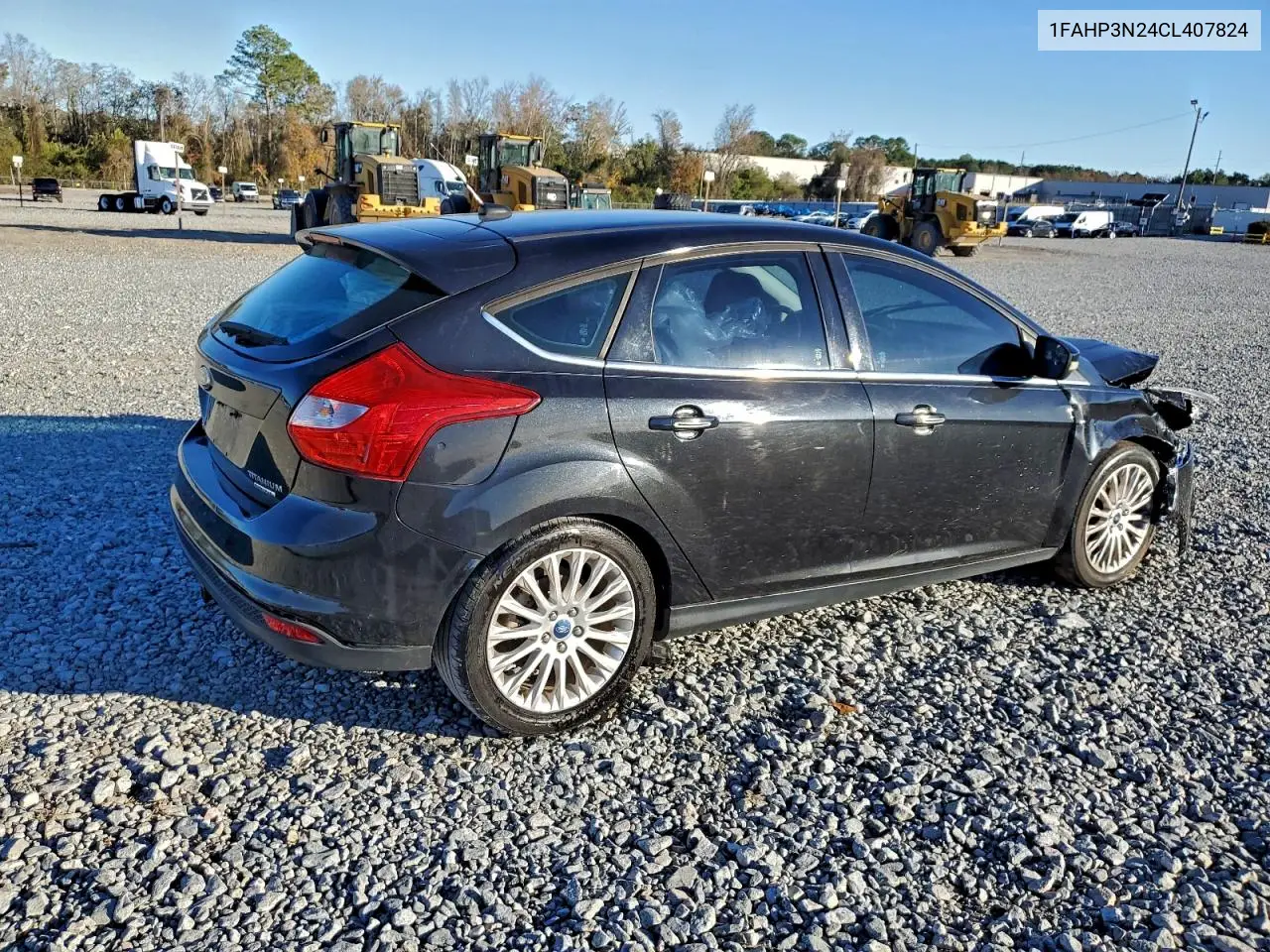1FAHP3N24CL407824 2012 Ford Focus Titanium