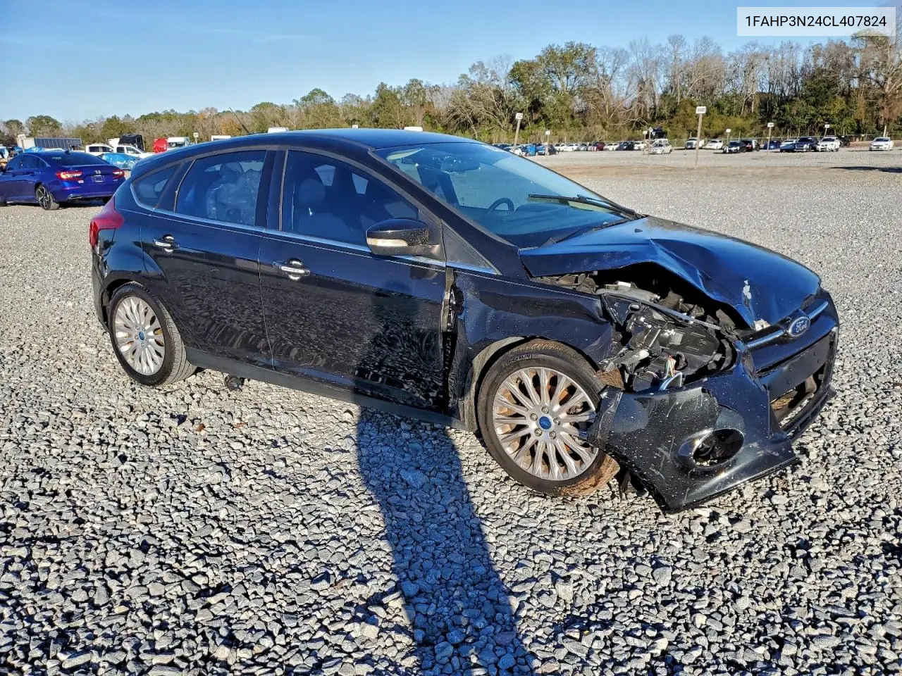1FAHP3N24CL407824 2012 Ford Focus Titanium