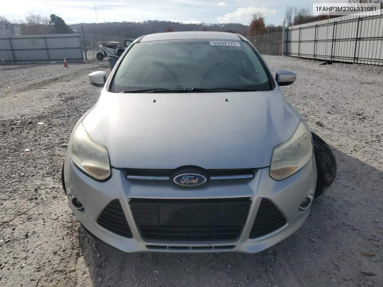 1FAHP3M27CL331081 2012 Ford Focus Sel