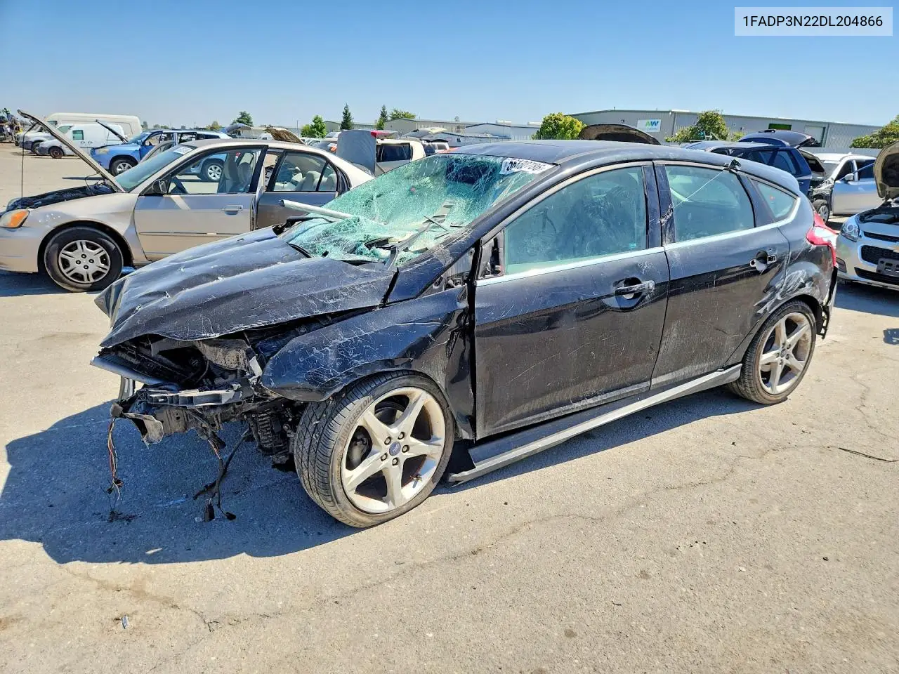 2013 Ford Focus Titanium VIN: 1FADP3N22DL204866 Lot: 56130786