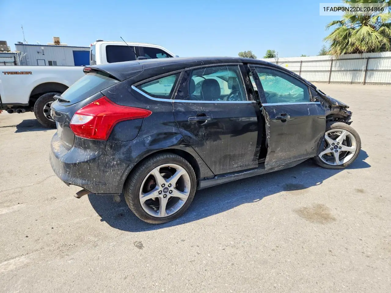 2013 Ford Focus Titanium VIN: 1FADP3N22DL204866 Lot: 56130786