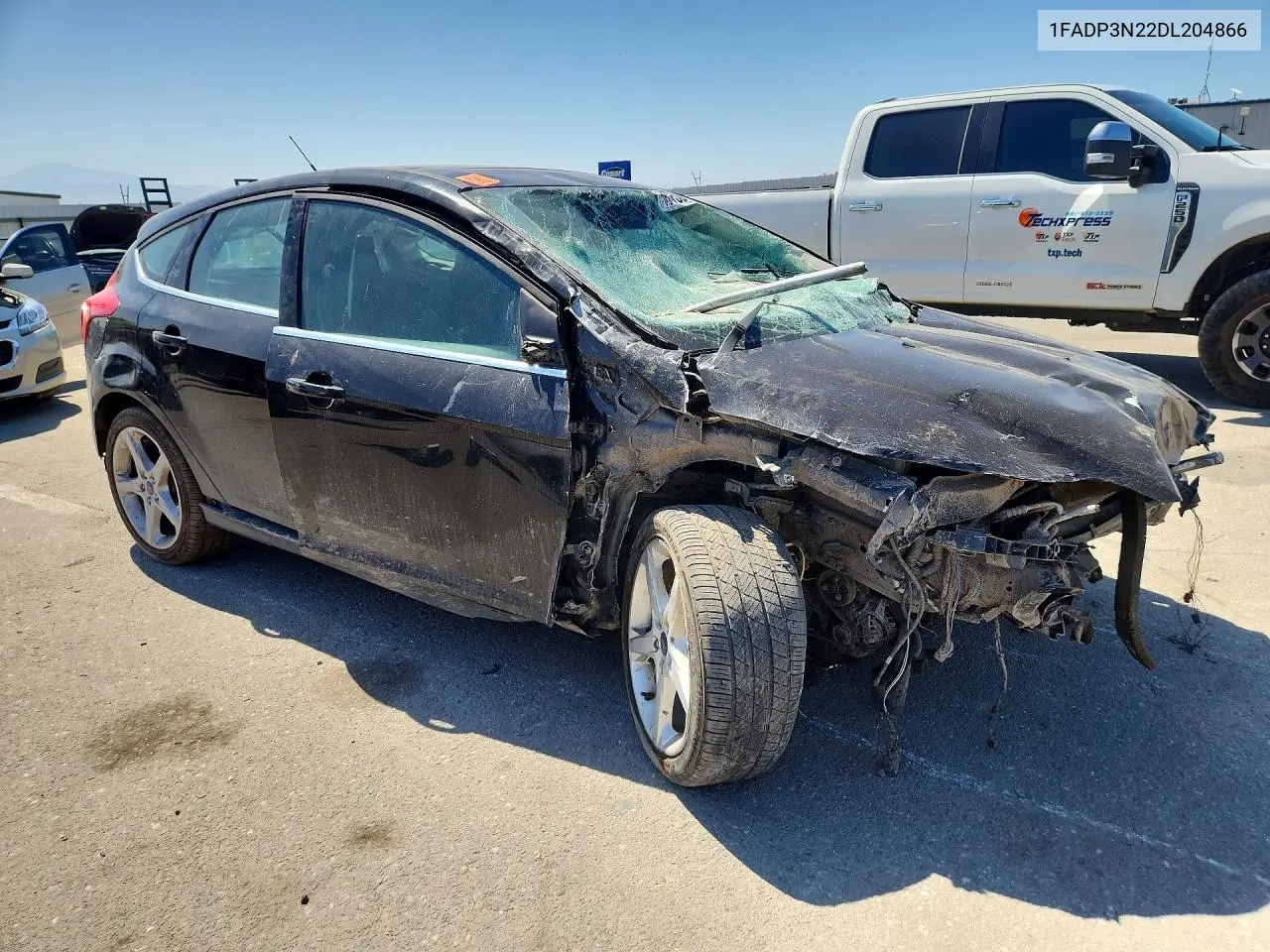 2013 Ford Focus Titanium VIN: 1FADP3N22DL204866 Lot: 56130786