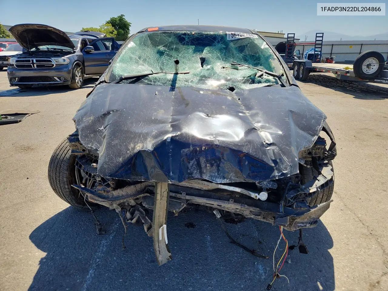 2013 Ford Focus Titanium VIN: 1FADP3N22DL204866 Lot: 56130786