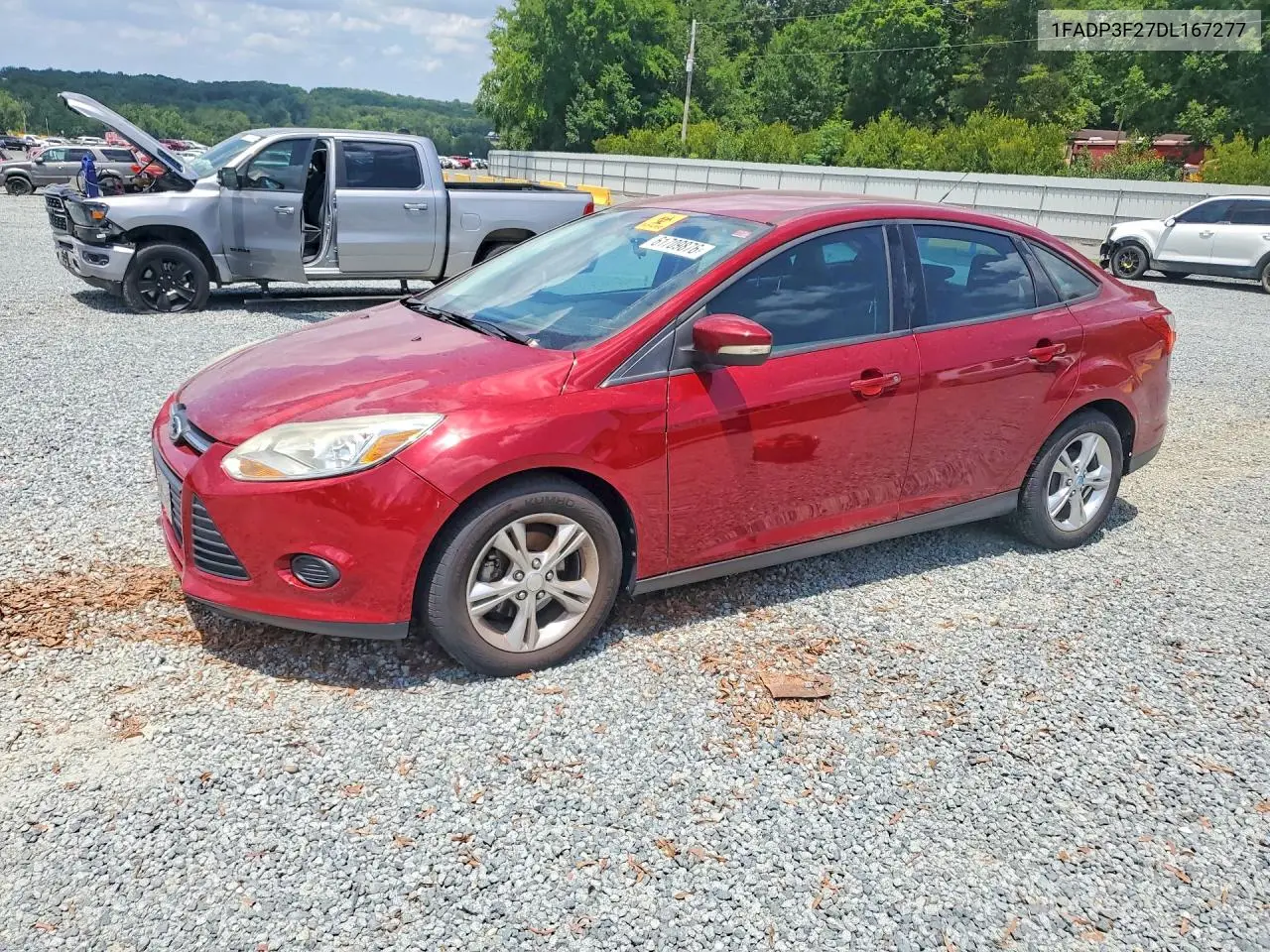 2013 Ford Focus Se VIN: 1FADP3F27DL167277 Lot: 61709876