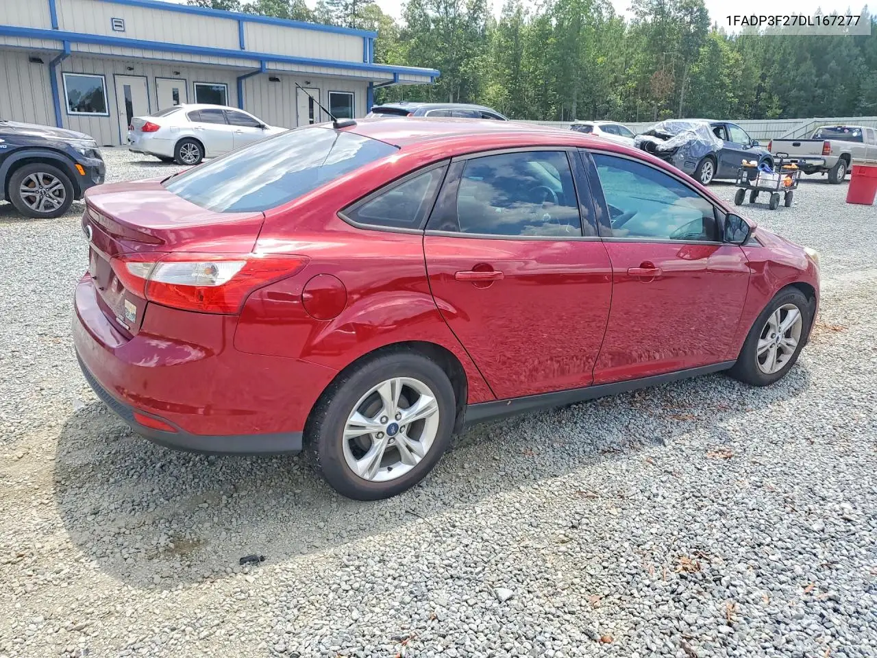 2013 Ford Focus Se VIN: 1FADP3F27DL167277 Lot: 61709876