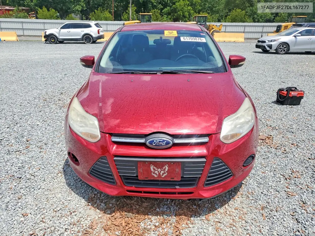 2013 Ford Focus Se VIN: 1FADP3F27DL167277 Lot: 61709876