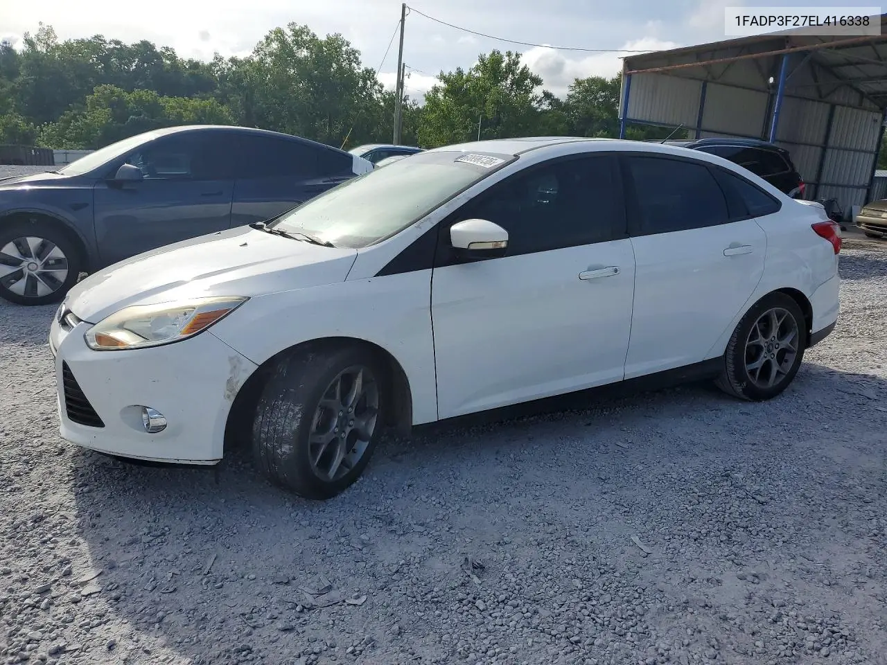 2014 Ford Focus Se VIN: 1FADP3F27EL416338 Lot: 60896736
