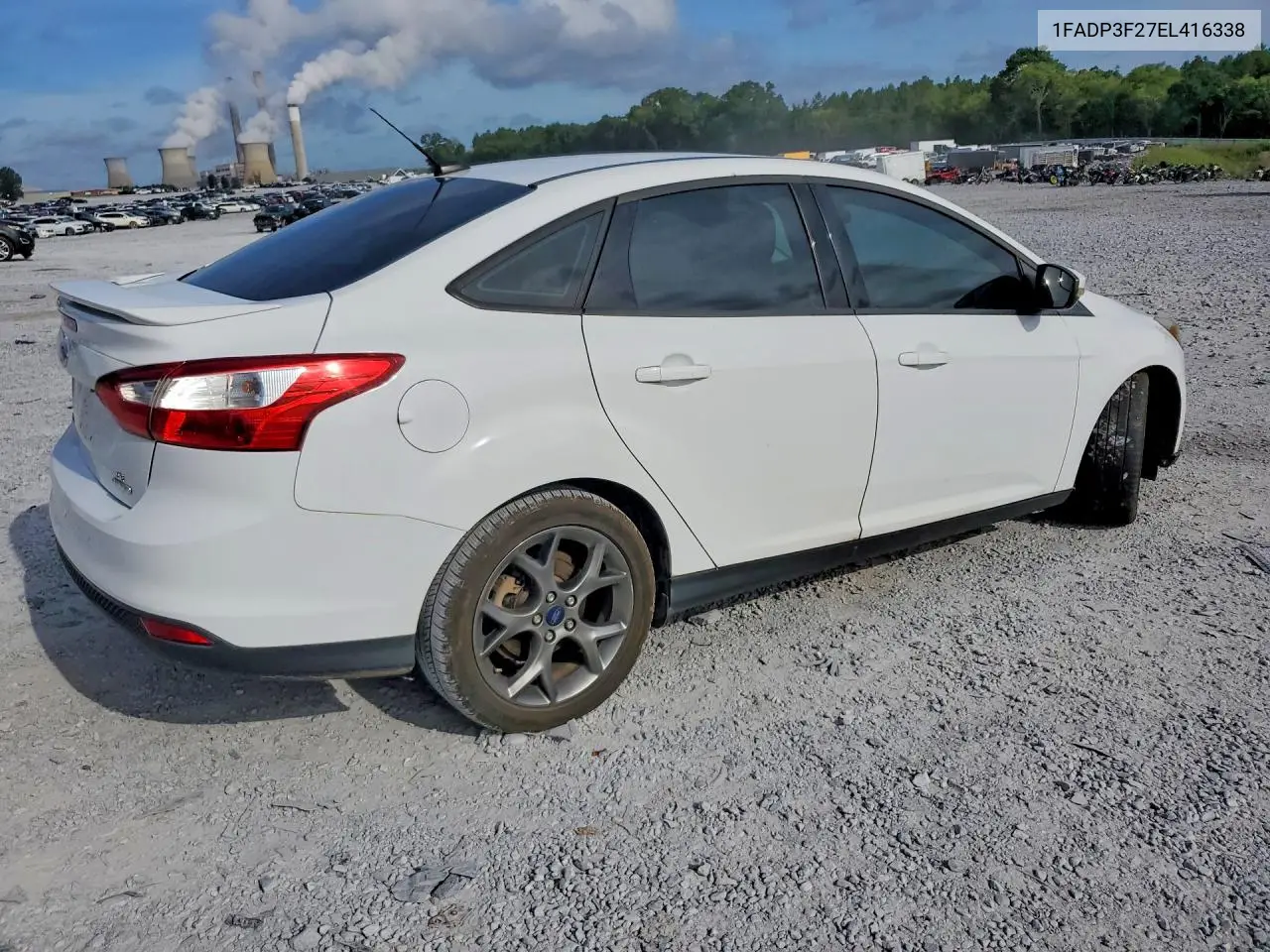 2014 Ford Focus Se VIN: 1FADP3F27EL416338 Lot: 60896736