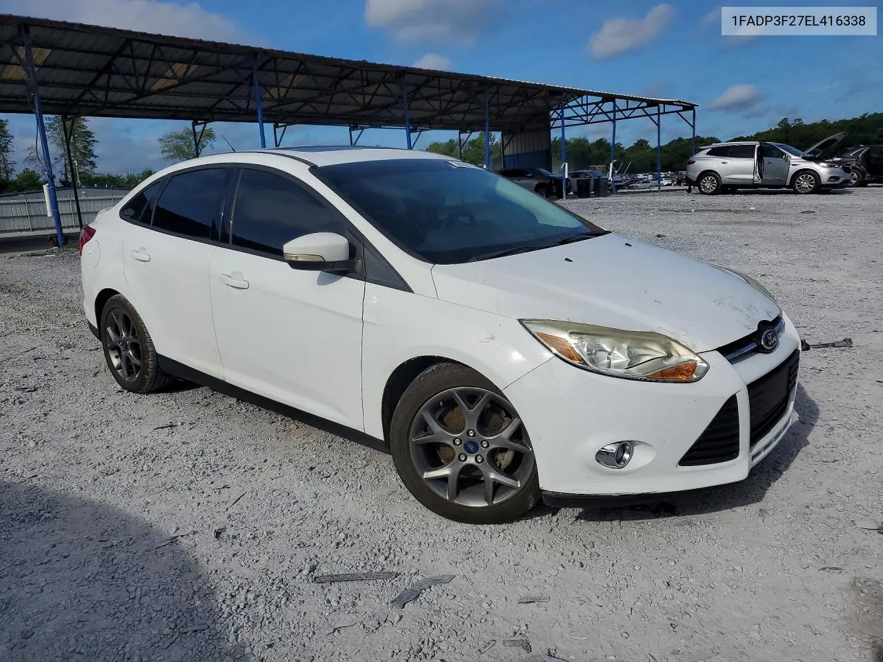 2014 Ford Focus Se VIN: 1FADP3F27EL416338 Lot: 60896736