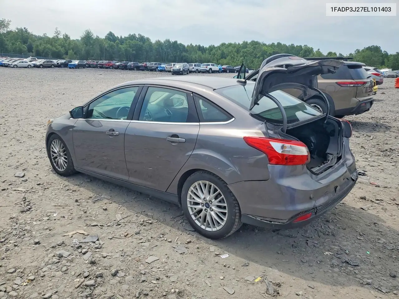 2014 Ford Focus Titanium VIN: 1FADP3J27EL101403 Lot: 61189796