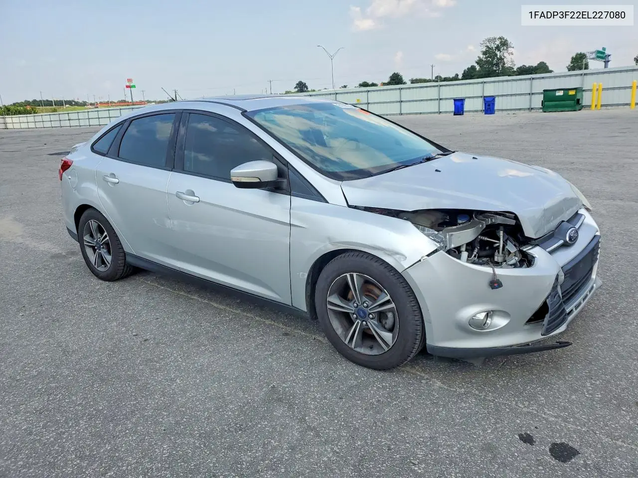 2014 Ford Focus Se VIN: 1FADP3F22EL227080 Lot: 61305626