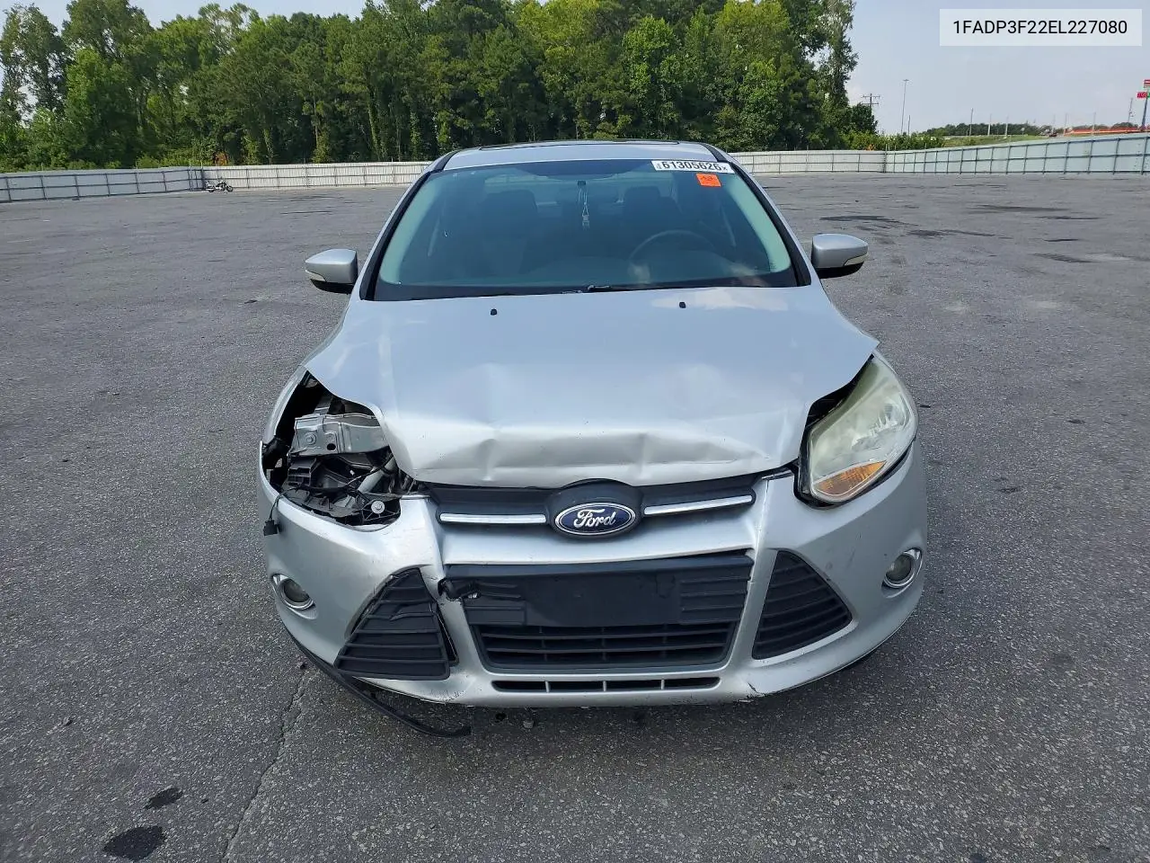 2014 Ford Focus Se VIN: 1FADP3F22EL227080 Lot: 61305626