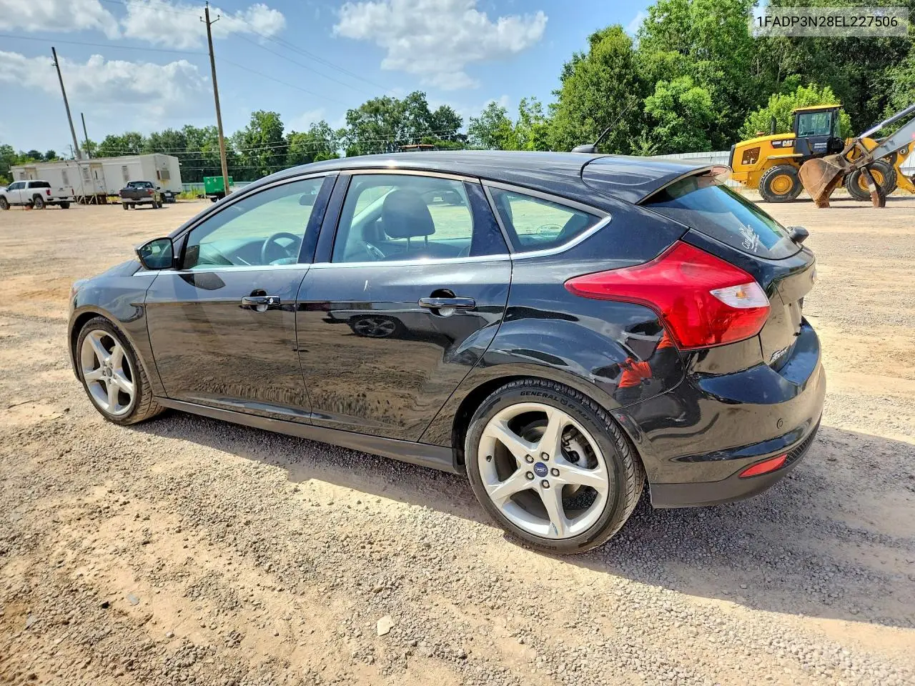 2014 Ford Focus Titanium VIN: 1FADP3N28EL227506 Lot: 61309916