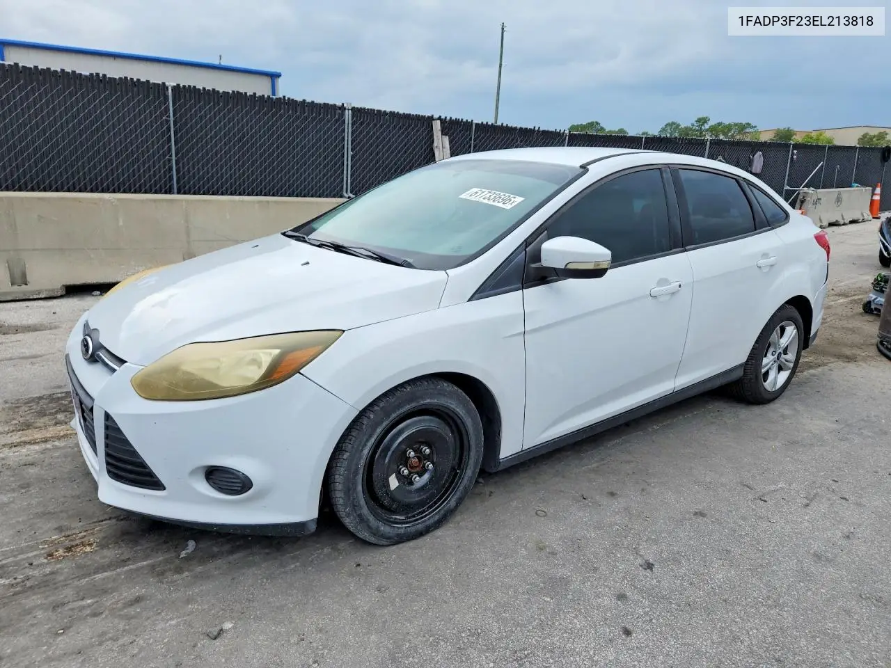 2014 Ford Focus Se VIN: 1FADP3F23EL213818 Lot: 61733696