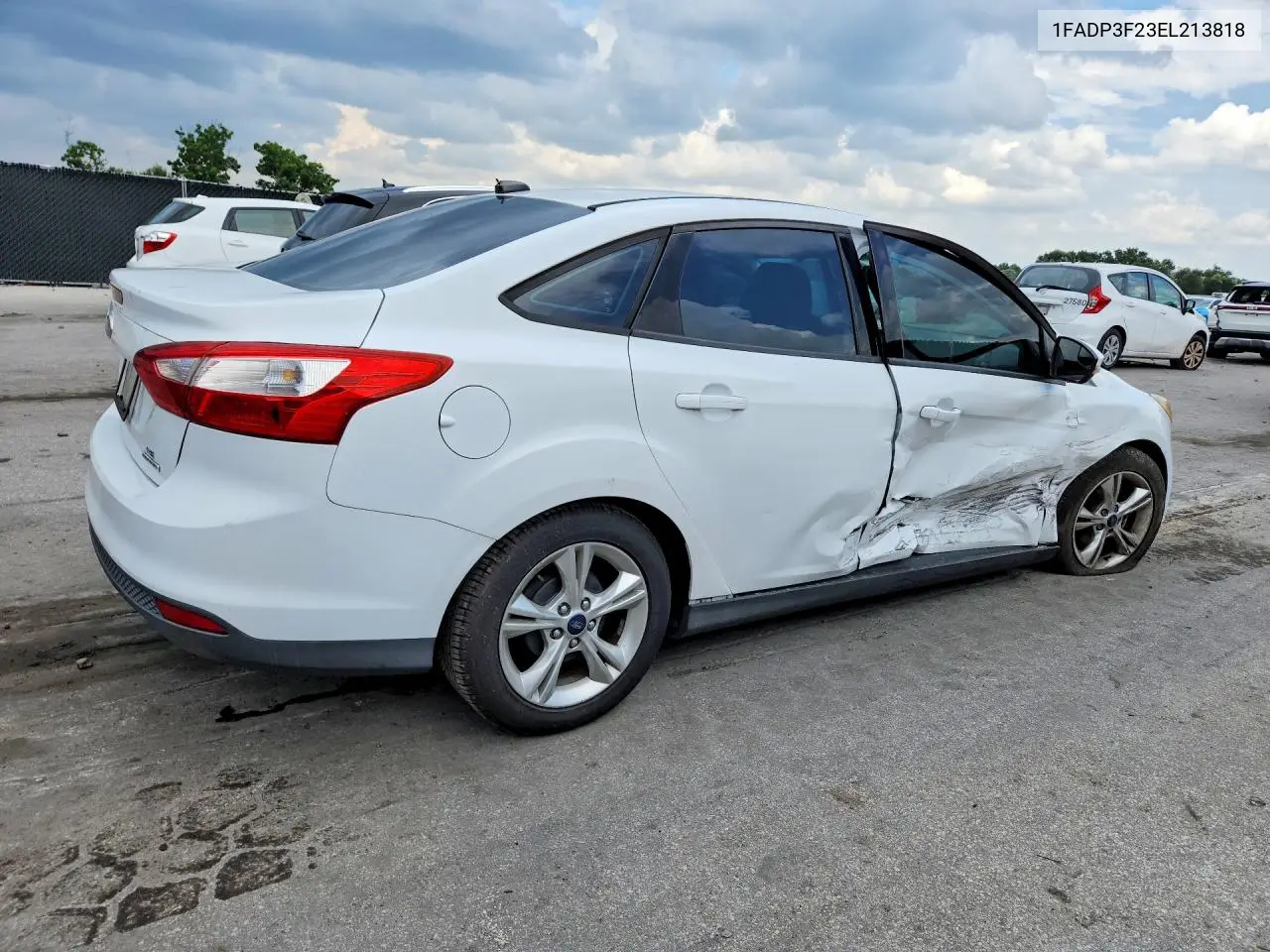 2014 Ford Focus Se VIN: 1FADP3F23EL213818 Lot: 61733696