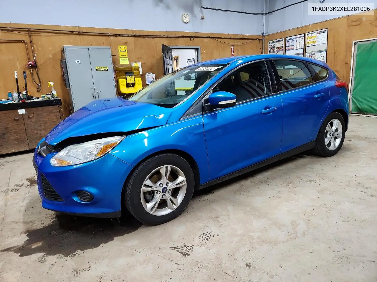 2014 Ford Focus Se VIN: 1FADP3K2XEL281006 Lot: 61734286