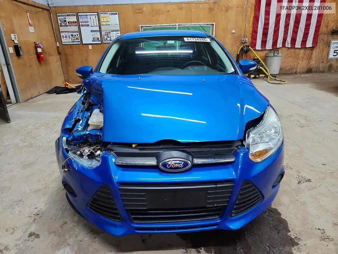 2014 Ford Focus Se VIN: 1FADP3K2XEL281006 Lot: 61734286