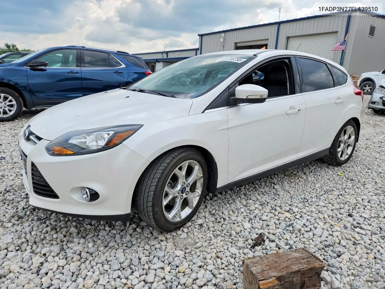 2014 Ford Focus Titanium VIN: 1FADP3N27EL439510 Lot: 61736756
