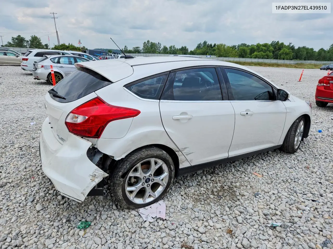 2014 Ford Focus Titanium VIN: 1FADP3N27EL439510 Lot: 61736756