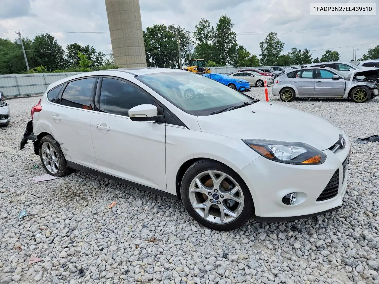 2014 Ford Focus Titanium VIN: 1FADP3N27EL439510 Lot: 61736756