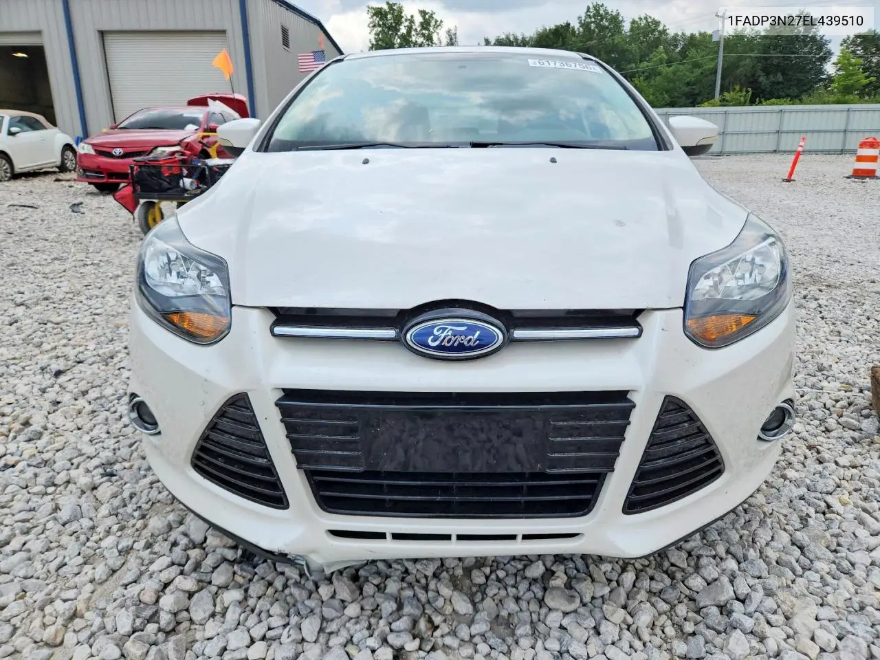 2014 Ford Focus Titanium VIN: 1FADP3N27EL439510 Lot: 61736756