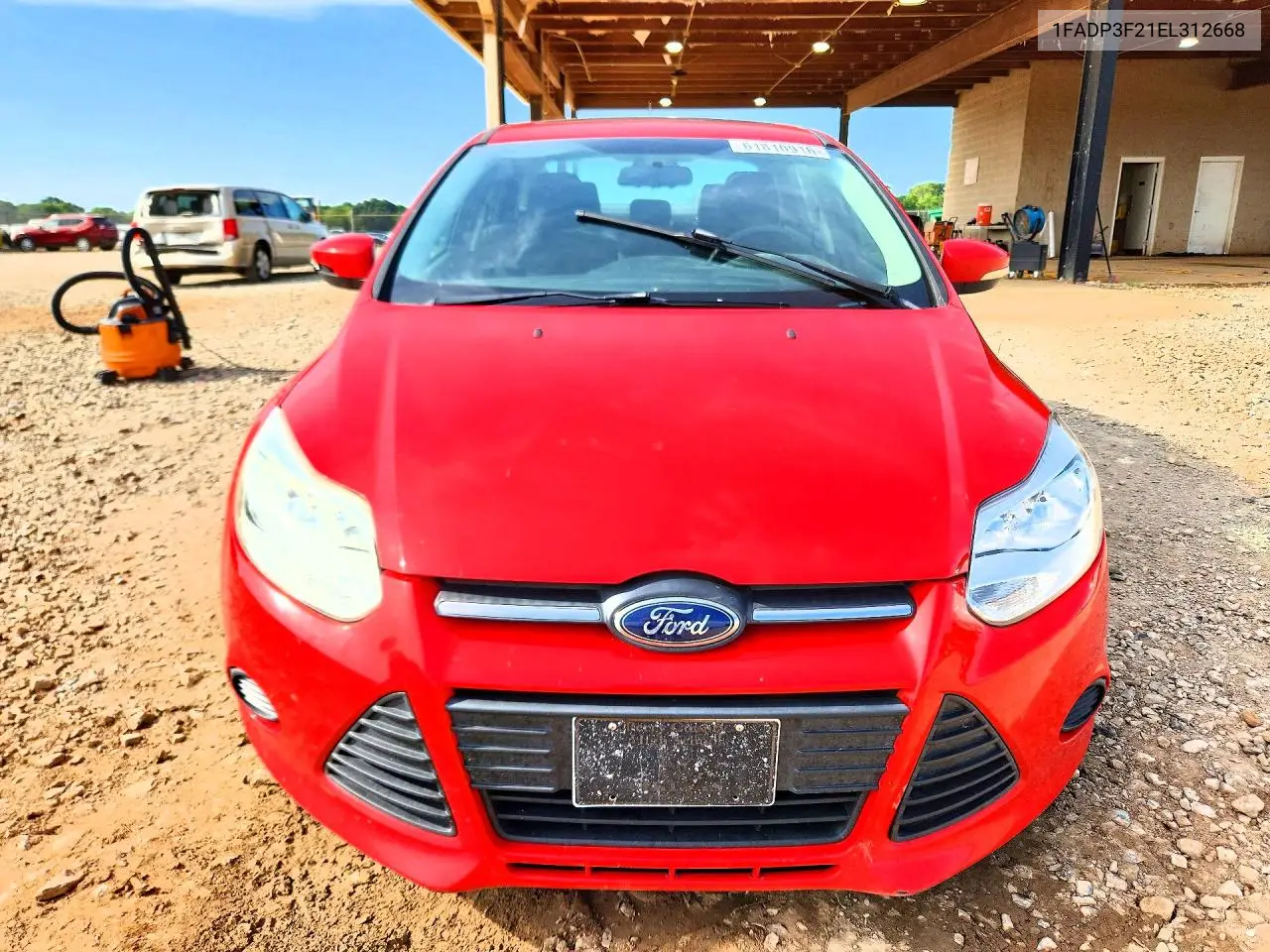 2014 Ford Focus Se VIN: 1FADP3F21EL312668 Lot: 61810916