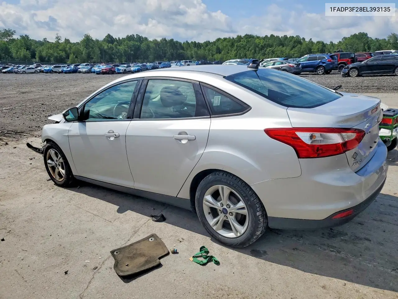 2014 Ford Focus Se VIN: 1FADP3F28EL393135 Lot: 61866316