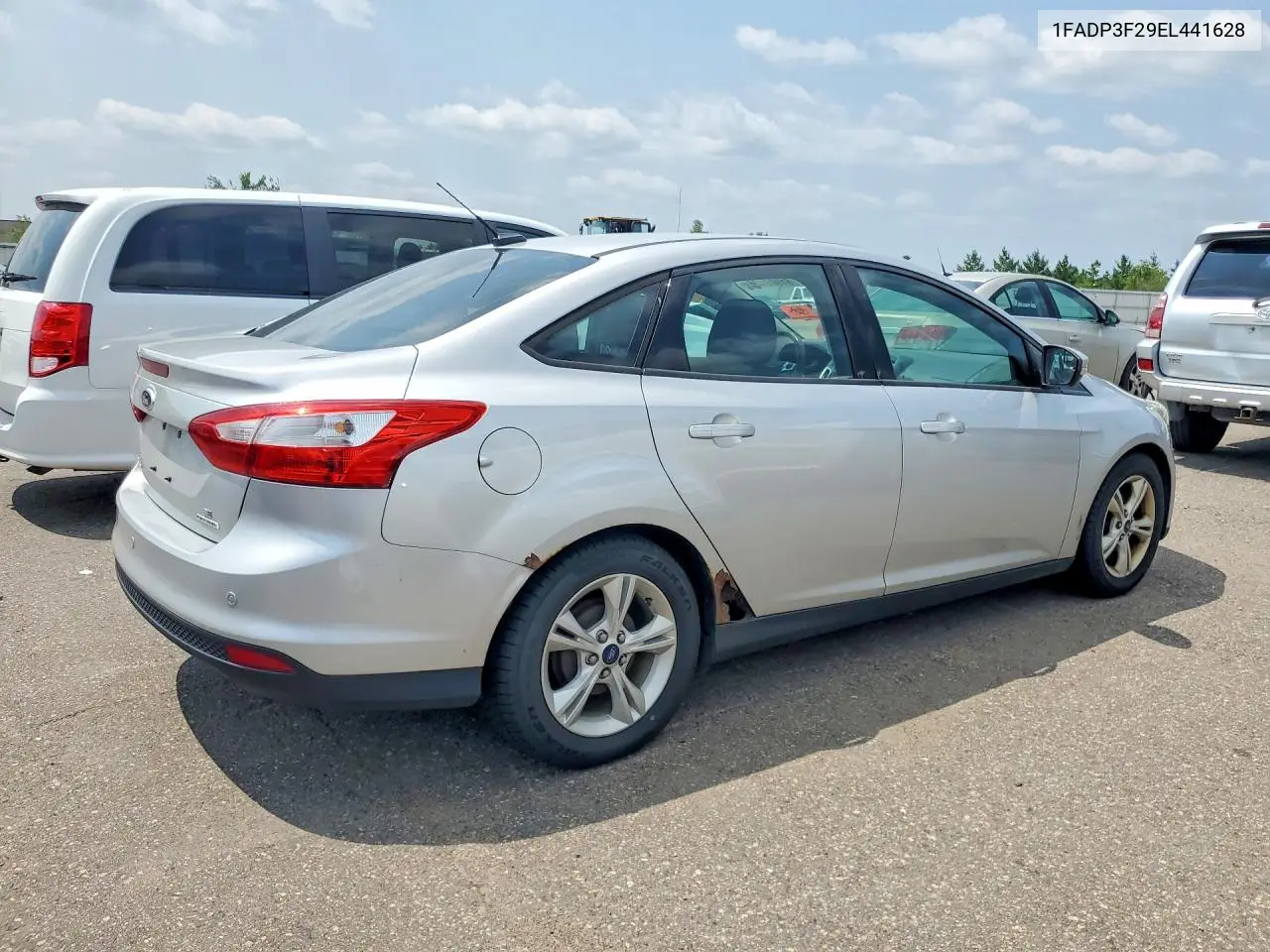 2014 Ford Focus Se VIN: 1FADP3F29EL441628 Lot: 61909126