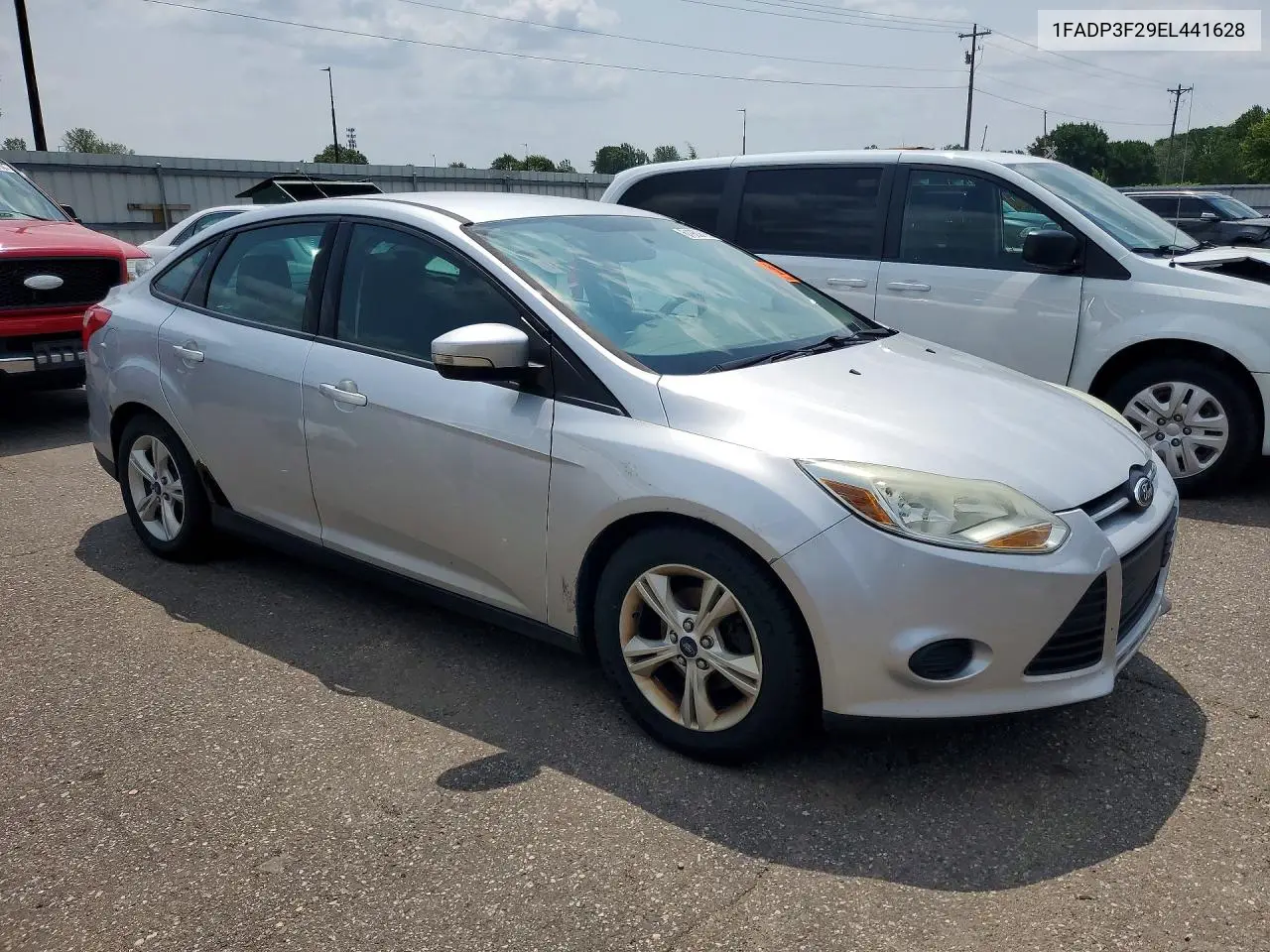 2014 Ford Focus Se VIN: 1FADP3F29EL441628 Lot: 61909126