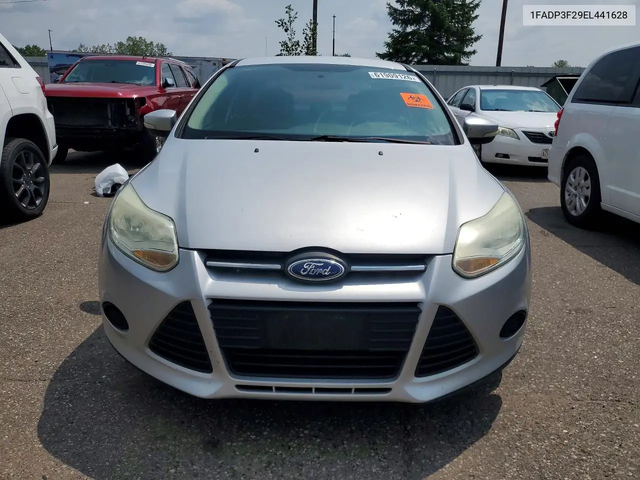2014 Ford Focus Se VIN: 1FADP3F29EL441628 Lot: 61909126