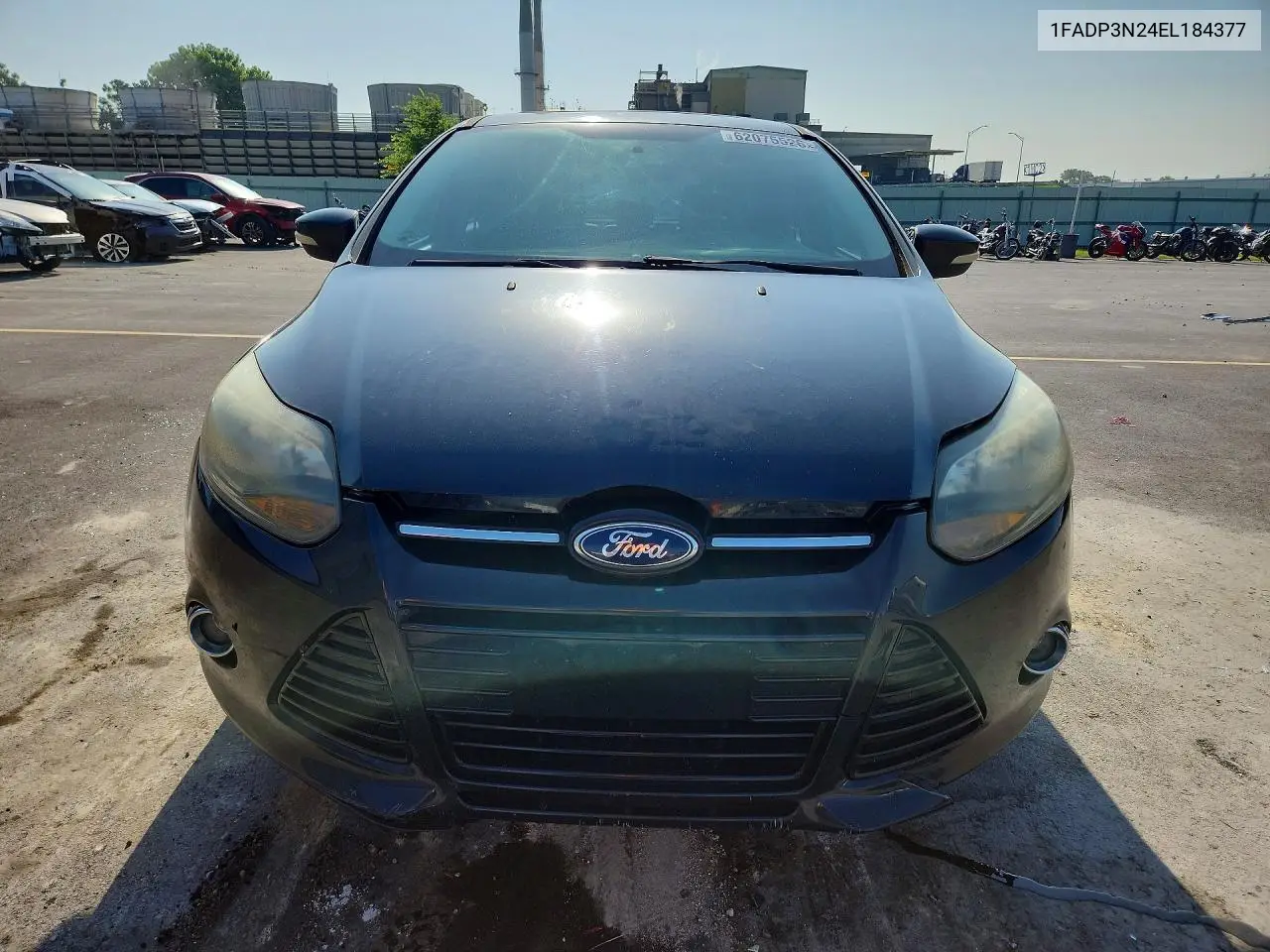 2014 Ford Focus Titanium VIN: 1FADP3N24EL184377 Lot: 62075526