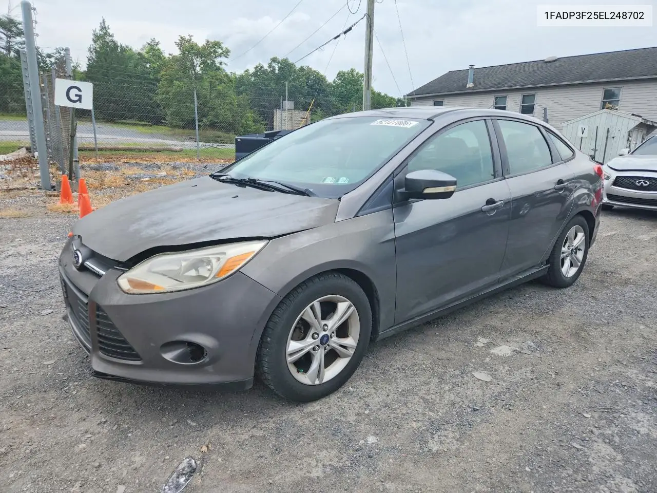2014 Ford Focus Se VIN: 1FADP3F25EL248702 Lot: 62127006