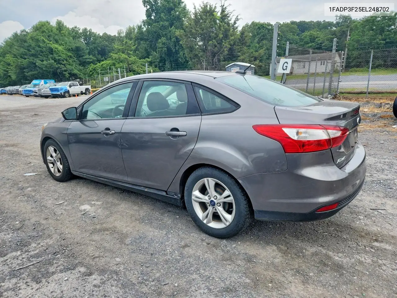 2014 Ford Focus Se VIN: 1FADP3F25EL248702 Lot: 62127006