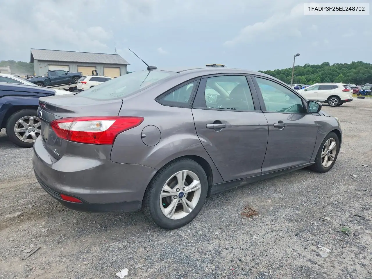 2014 Ford Focus Se VIN: 1FADP3F25EL248702 Lot: 62127006