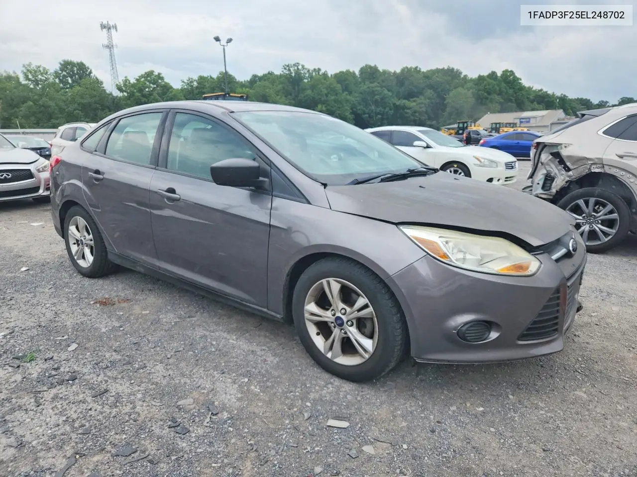 2014 Ford Focus Se VIN: 1FADP3F25EL248702 Lot: 62127006