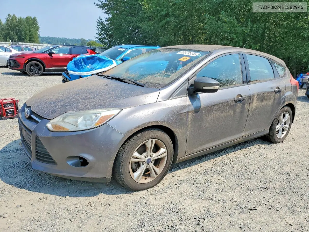 2014 Ford Focus Se VIN: 1FADP3K24EL382946 Lot: 62173176