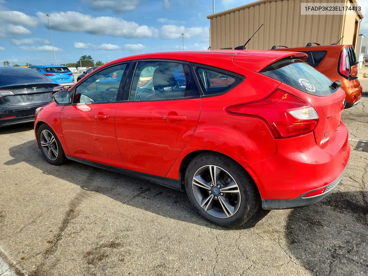 2014 Ford Focus Se VIN: 1FADP3K23EL174413 Lot: 62199566