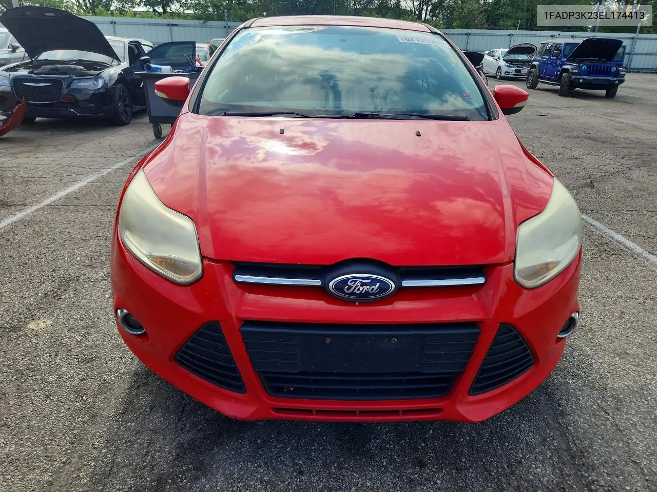 2014 Ford Focus Se VIN: 1FADP3K23EL174413 Lot: 62199566