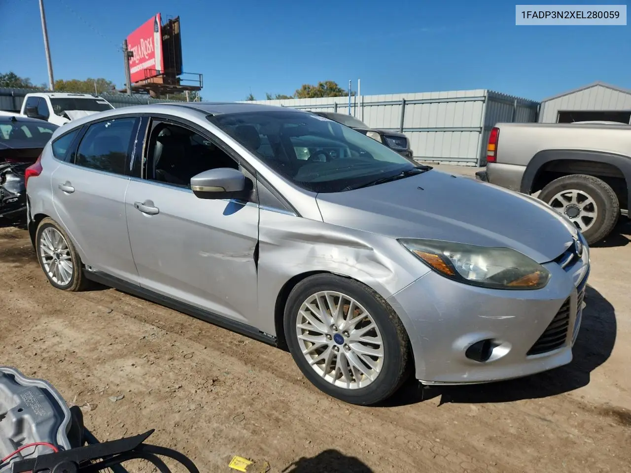 1FADP3N2XEL280059 2014 Ford Focus Titanium